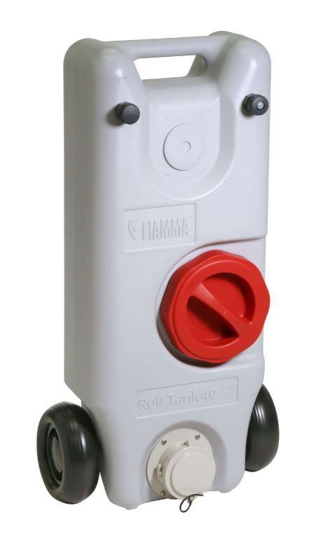 Fiamma 40Lt Portable Waste Tank, Grey