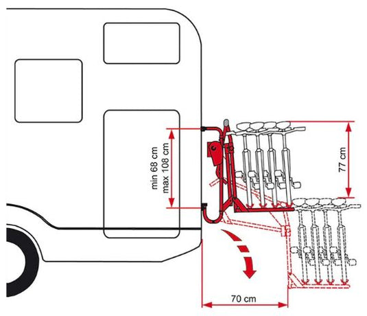 Fiamma Carry Bike Lift 77 E-Bike