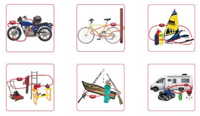 Lock Alarm Cable 2.4m