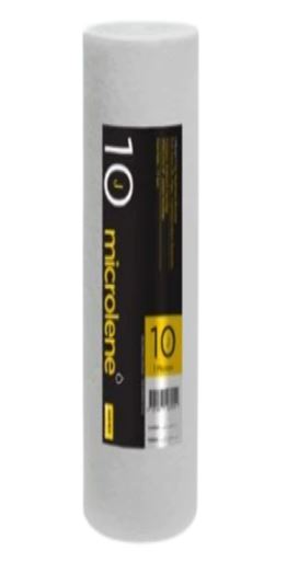 Microlene Polyspun Carbon Block Water Filter with Silver 0.5 Micron (10