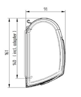 Thule 5200 Awning 4m x 2.5m (wall mount)