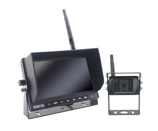Wireless 1080p Full HD Camera System - 7” monitor fixed with bracket