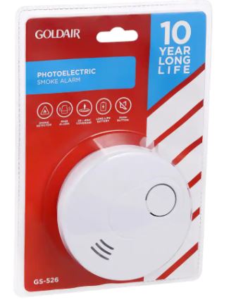 Gold Air Smoke alarm 10yr photoelectric