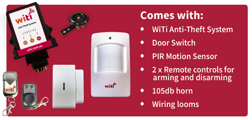 WiTi Anti Theft System with Intrusion Detection